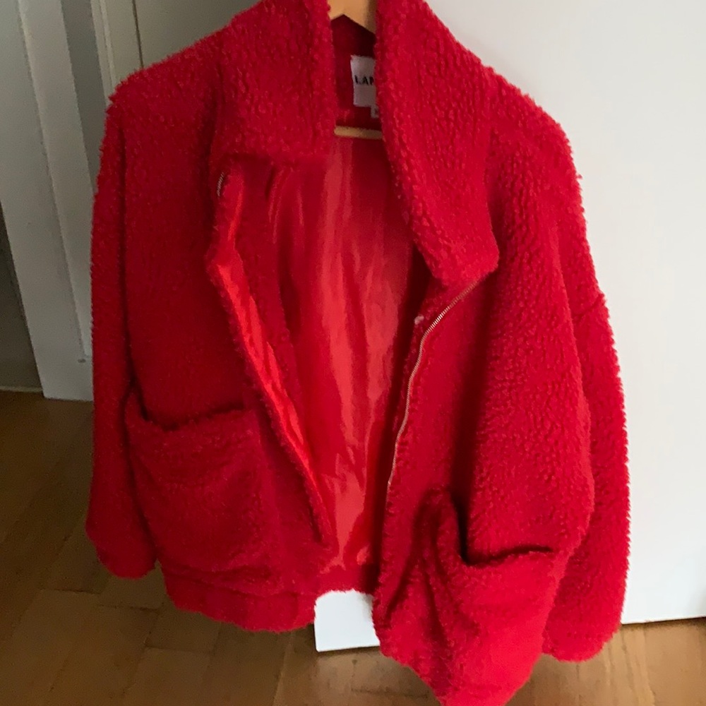 I.AM.GIA pixie pixi teddy fleece jacket size XS